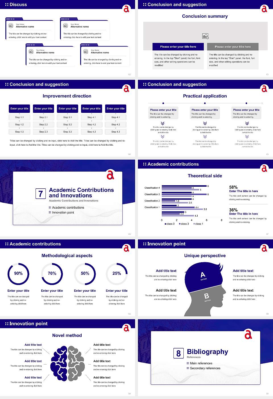 Anhalt University of Applied Sciences Graduation Thesis Defense PPT Template16:9 ratio PPT effect preview image6