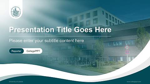 University of Lübeck Lecture Sharing and Networking Event PPT Template