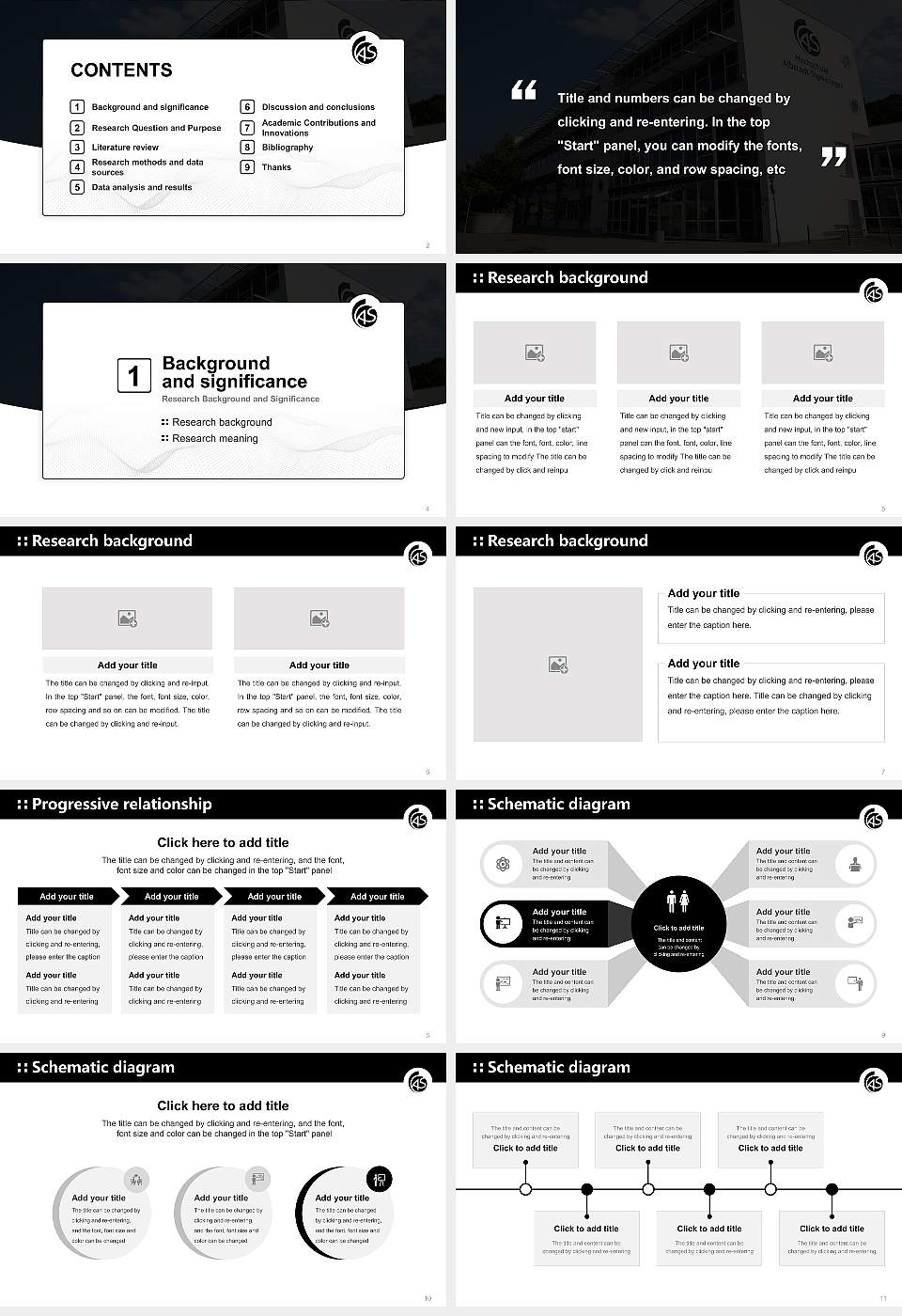 Albstadt-Sigmaringen University Graduation Thesis Defense PPT Template16:9 ratio PPT effect preview image2