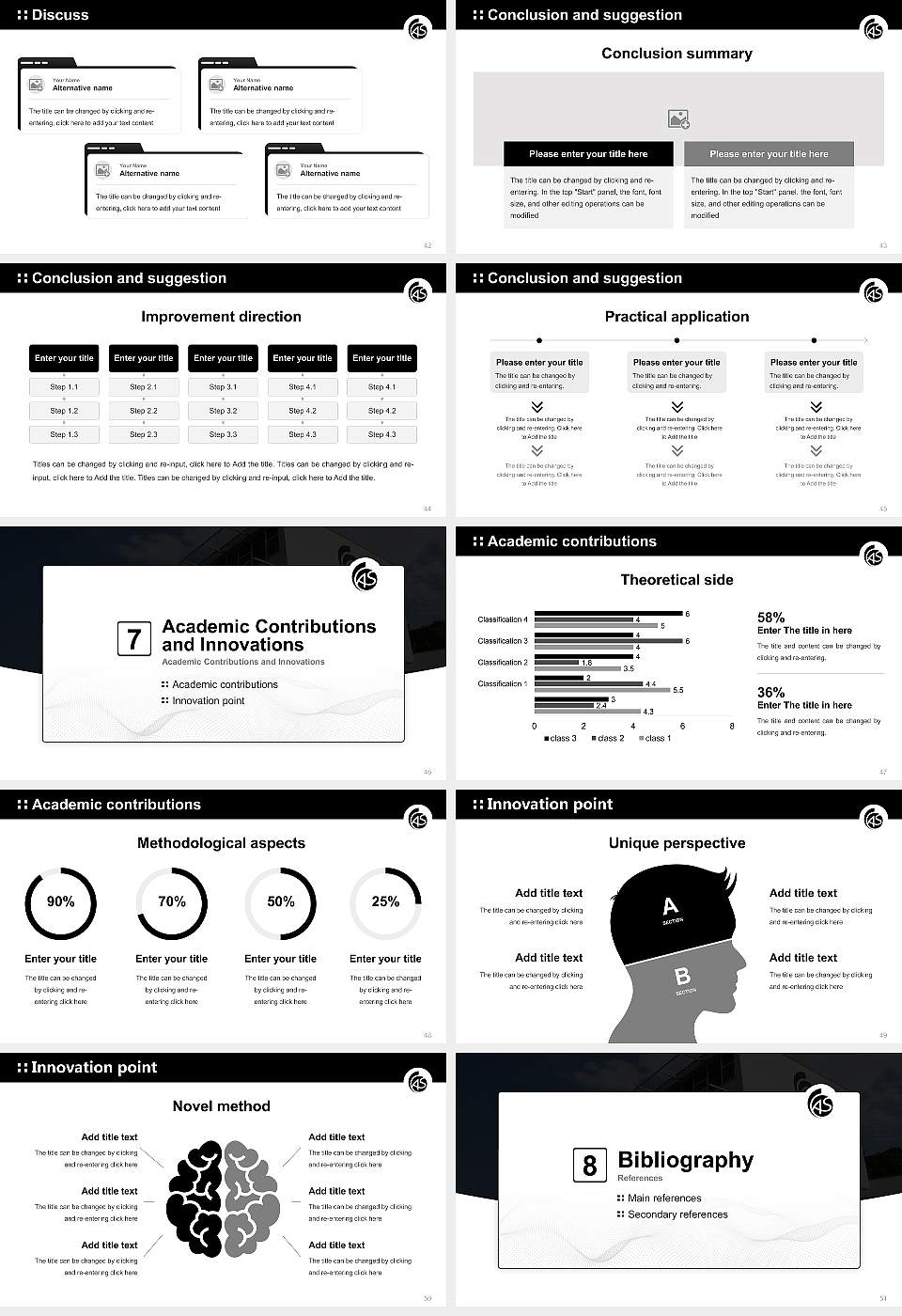 Albstadt-Sigmaringen University Graduation Thesis Defense PPT Template16:9 ratio PPT effect preview image6