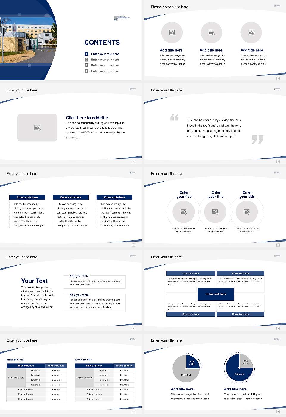 University of the Saxon Police (University of Applied Sciences) Course/Courseware Creation PPT Template16:9 ratio PPT effect preview image2