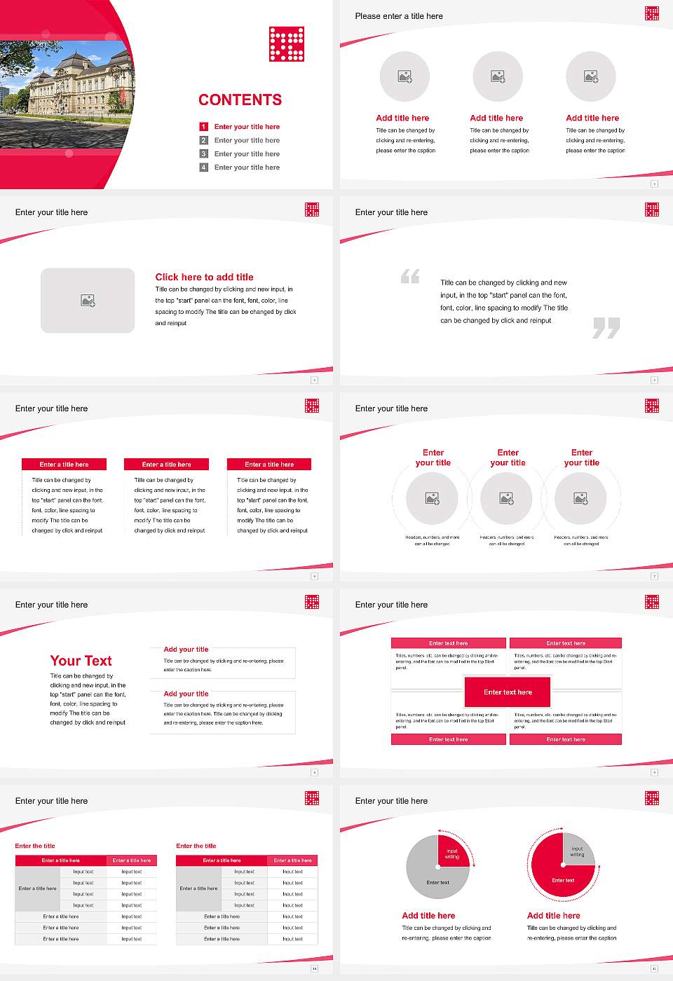 Berlin University of the Arts Course/Courseware Creation PPT Template16:9 ratio PPT effect preview image2