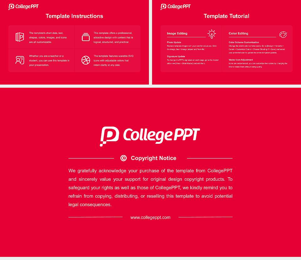 Berlin University of the Arts Course/Courseware Creation PPT Template16:9 ratio PPT effect preview image5