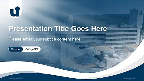 University of Siegen Lecture Sharing and Networking Event PPT Template