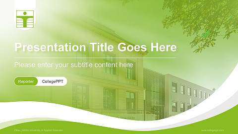 Zittau_Görlitz University of Applied Sciences Lecture Sharing and Networking Event PPT Template