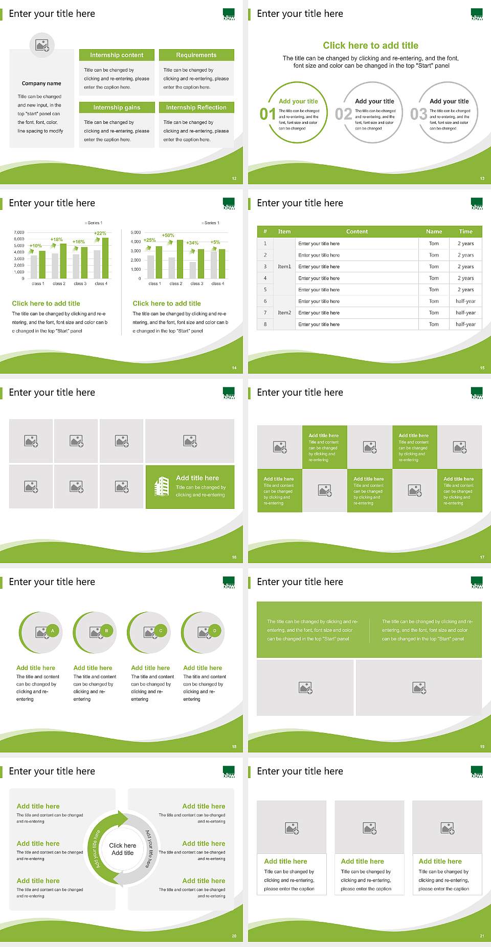 bbw University of Applied Sciences Lecture Sharing and Networking Event PPT Template4:3 ratio PPT effect preview image3