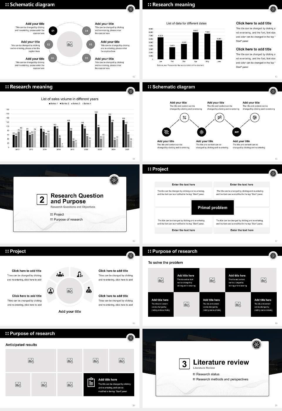 University of Ulm Graduation Thesis Defense PPT Template16:9 ratio PPT effect preview image3