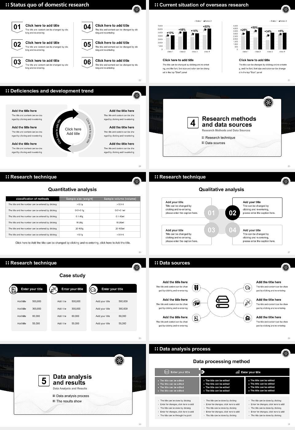 University of Ulm Graduation Thesis Defense PPT Template16:9 ratio PPT effect preview image4