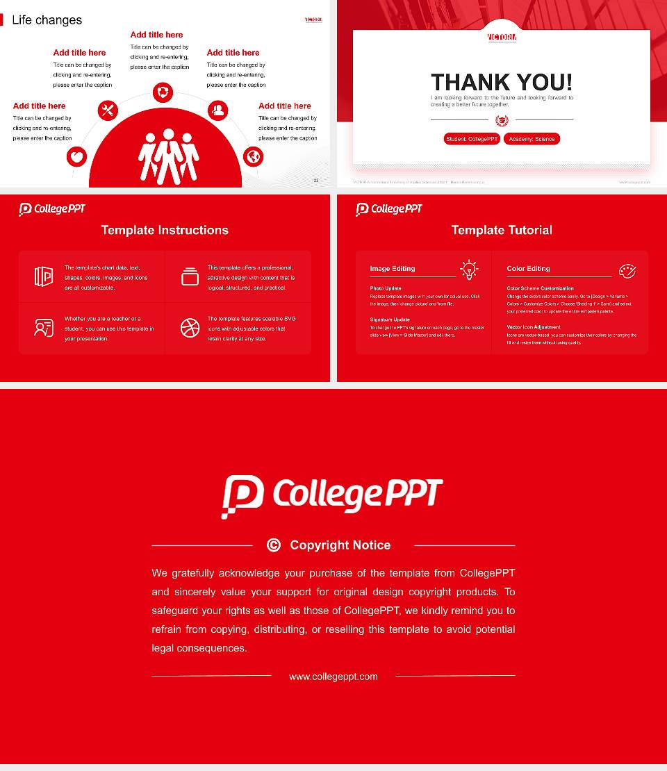 VICTORIA International University of Applied Sciences – Baden-Baden campus National Scholarship Defense PPT Template16:9 ratio PPT effect preview image4