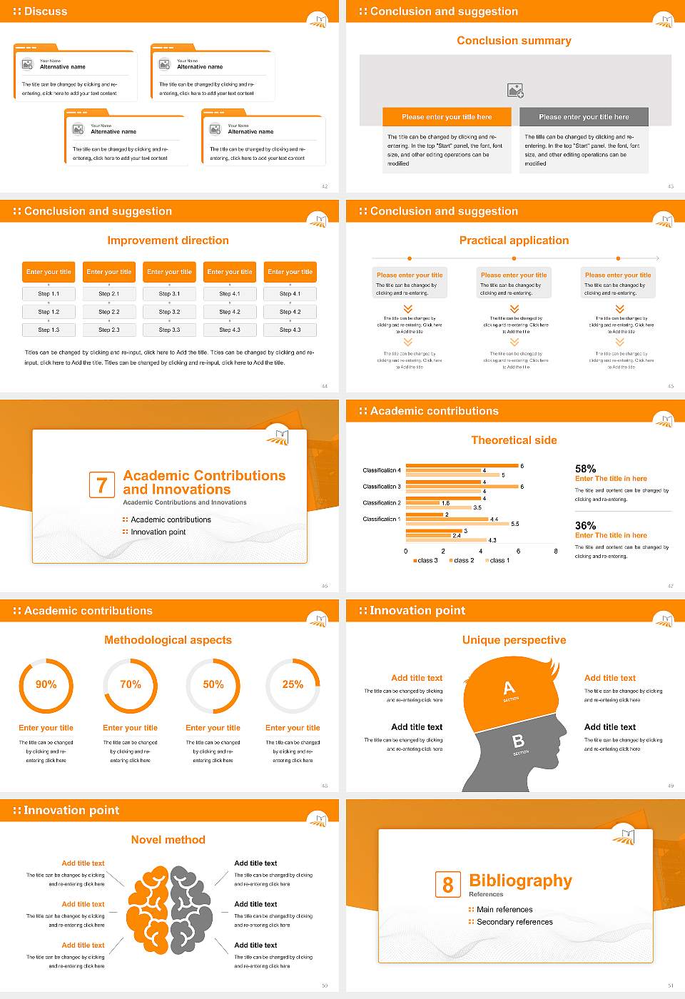 University of Passau Graduation Thesis Defense PPT Template16:9 ratio PPT effect preview image6