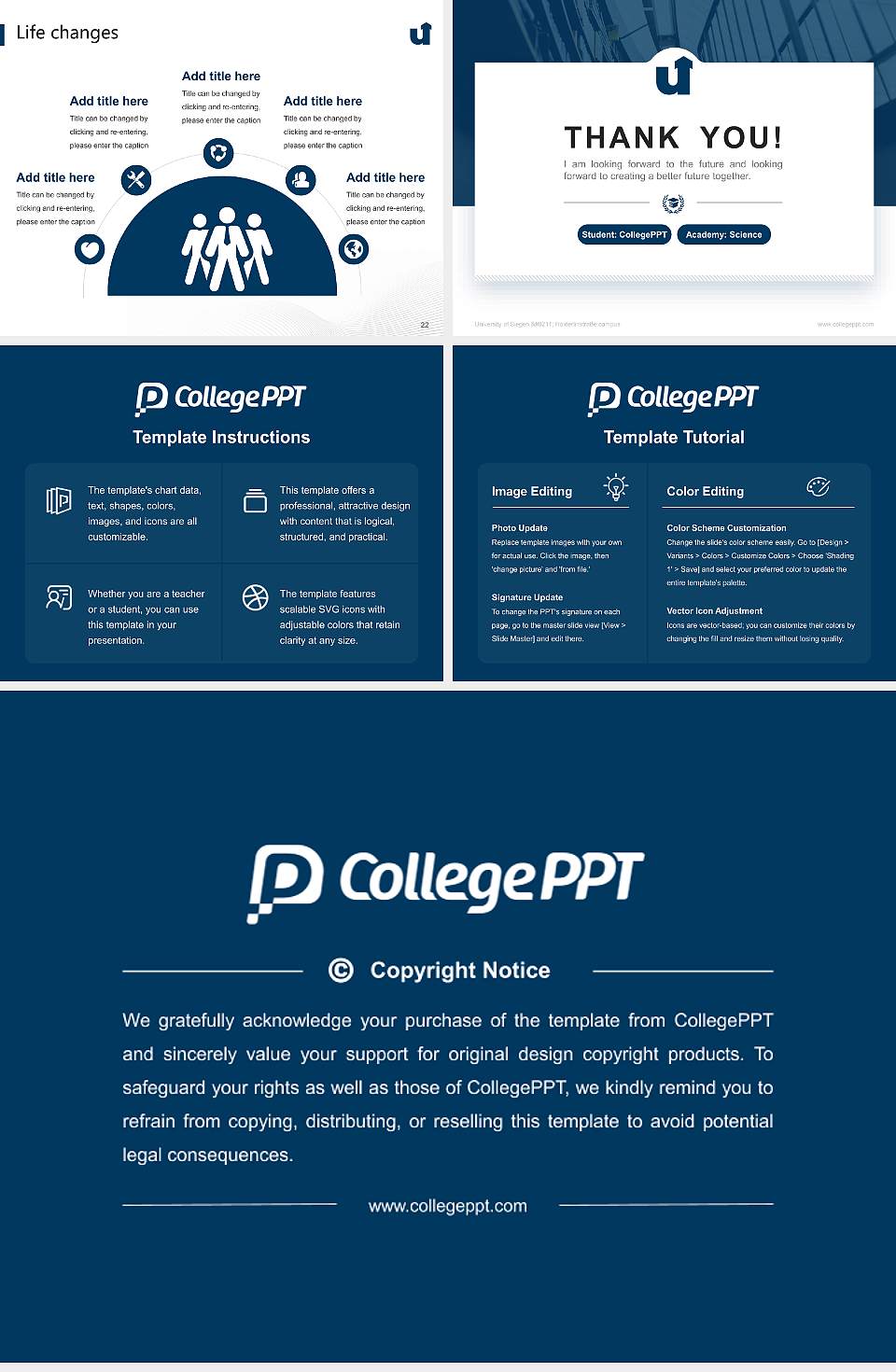 University of Siegen – Hölderlinstraße campus National Scholarship Defense PPT Template4:3 ratio PPT effect preview image4