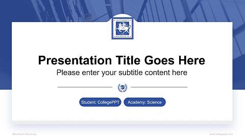 Allensbach University National Scholarship Defense PPT Template