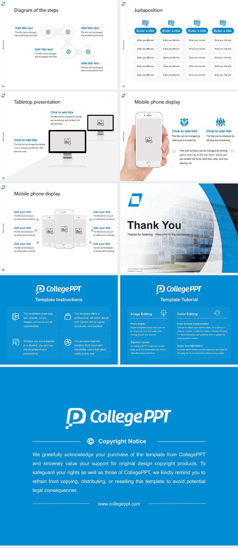 University of Public Service in Bavaria – Kaufbeuren campus Competition/Entrepreneurship Contest PPT Template4:3 ratio PPT effect preview image9