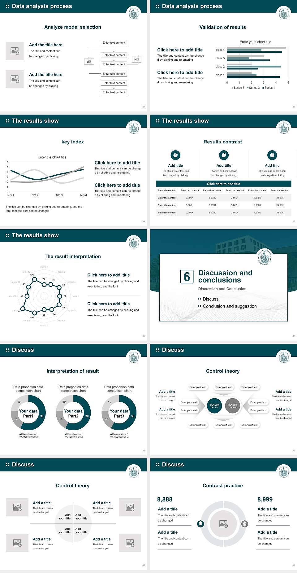 University of Lübeck Graduation Thesis Defense PPT Template4:3 ratio PPT effect preview image5