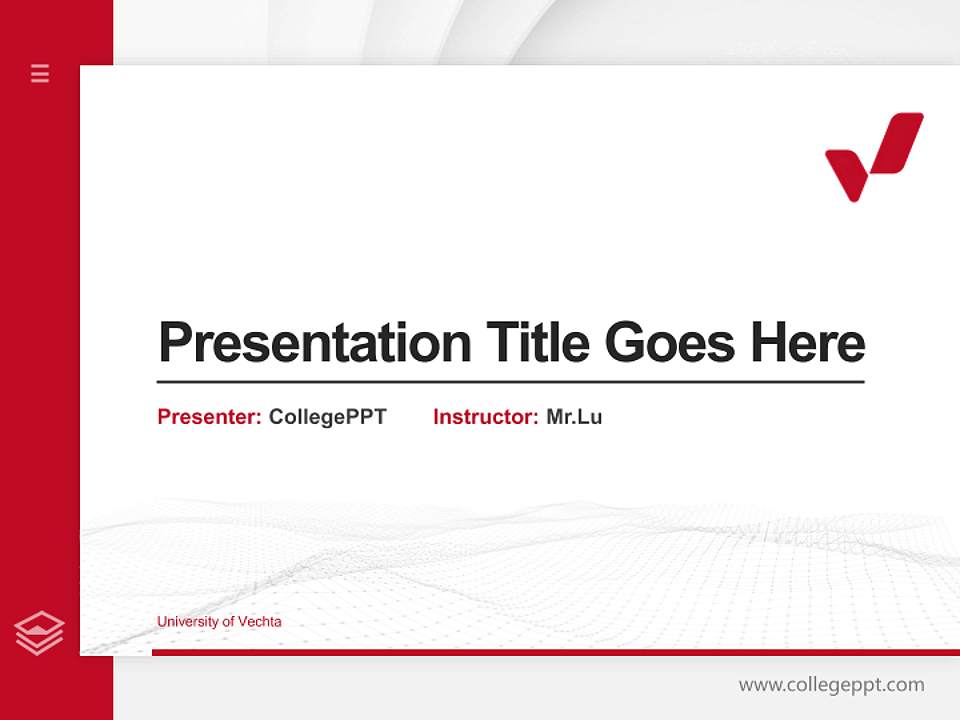 University of Vechta Thesis Proposal/Graduation Defense PPT Template4:3 ratio PPT effect preview image5