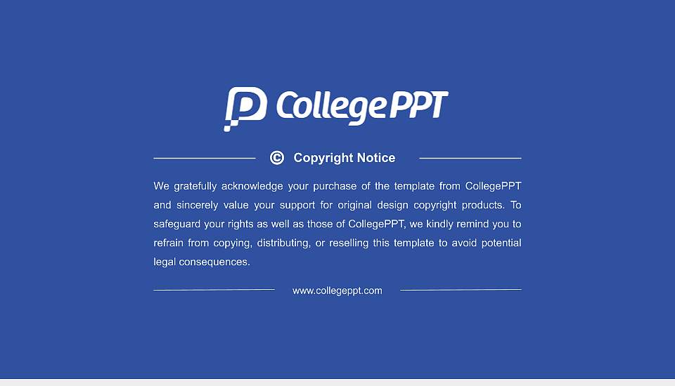 Allensbach University Thesis Proposal/Graduation Defense PPT Template16:9 ratio PPT effect preview image5