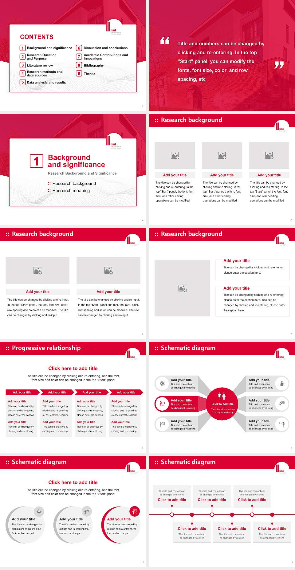 University of Music and Theatre Rostock Graduation Thesis Defense PPT Template4:3 ratio PPT effect preview image2