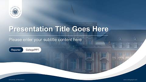 University of Mannheim Lecture Sharing and Networking Event PPT Template