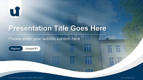 University of Siegen – Emmy Noether campus Lecture Sharing and Networking Event PPT Template