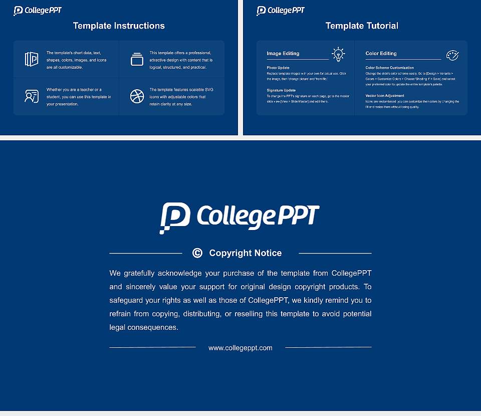 University of Labour Course/Courseware Creation PPT Template16:9 ratio PPT effect preview image5