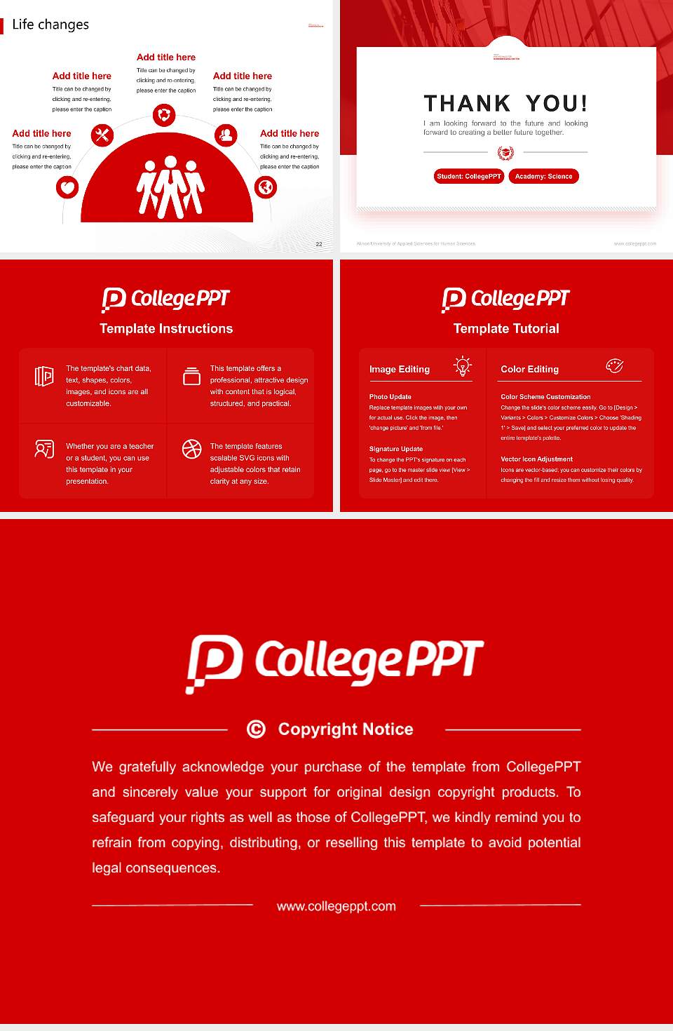 Akkon University of Applied Sciences for Human Sciences National Scholarship Defense PPT Template4:3 ratio PPT effect preview image4