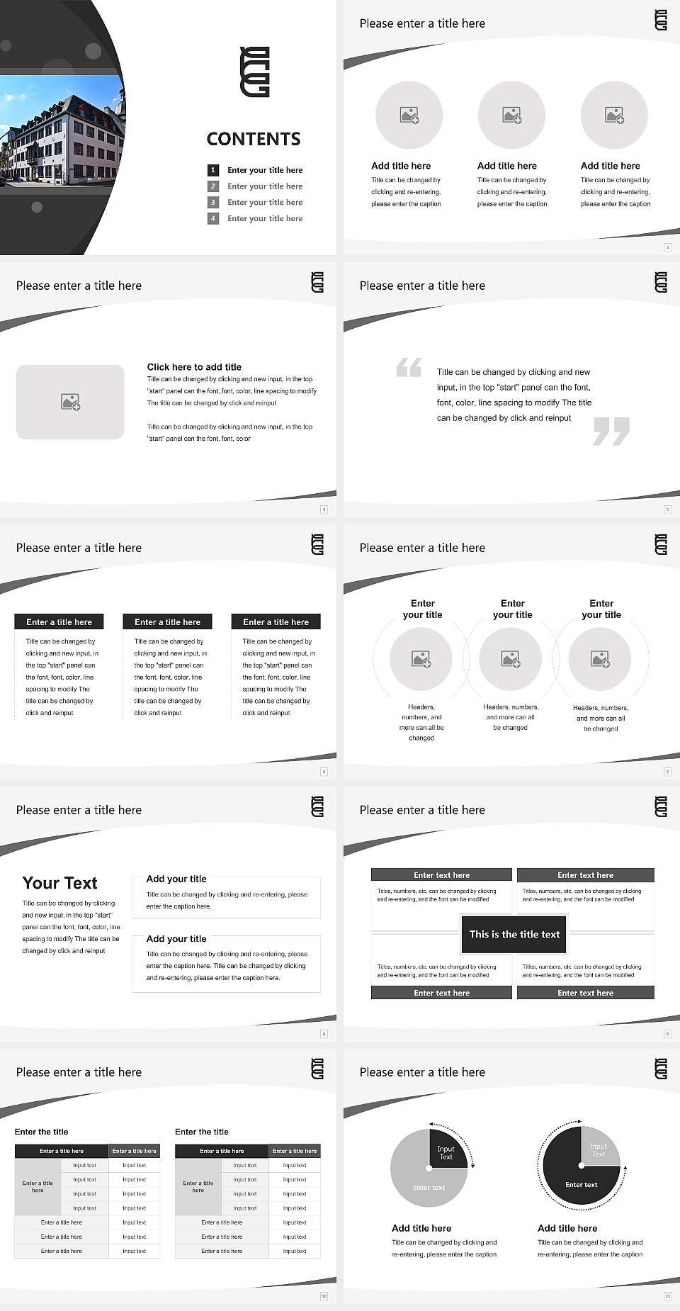 University of Social Design Course/Courseware Creation PPT Template4:3 ratio PPT effect preview image2