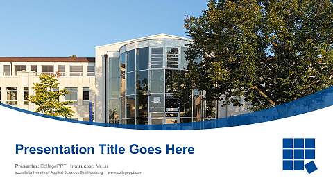 accadis University of Applied Sciences Bad Homburg Course/Courseware Creation PPT Template