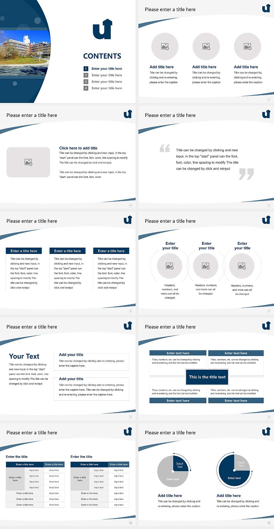 University of Siegen – Hölderlinstraße campus Course/Courseware Creation PPT Template4:3 ratio PPT effect preview image2