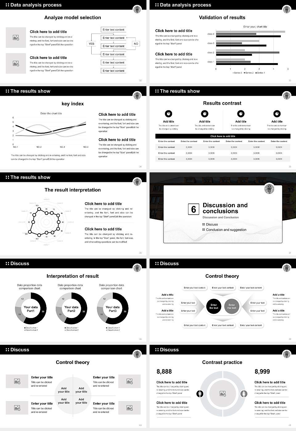 University of Freiburg Graduation Thesis Defense PPT Template16:9 ratio PPT effect preview image5