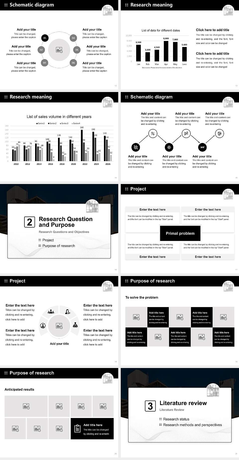 University of Konstanz Graduation Thesis Defense PPT Template4:3 ratio PPT effect preview image3