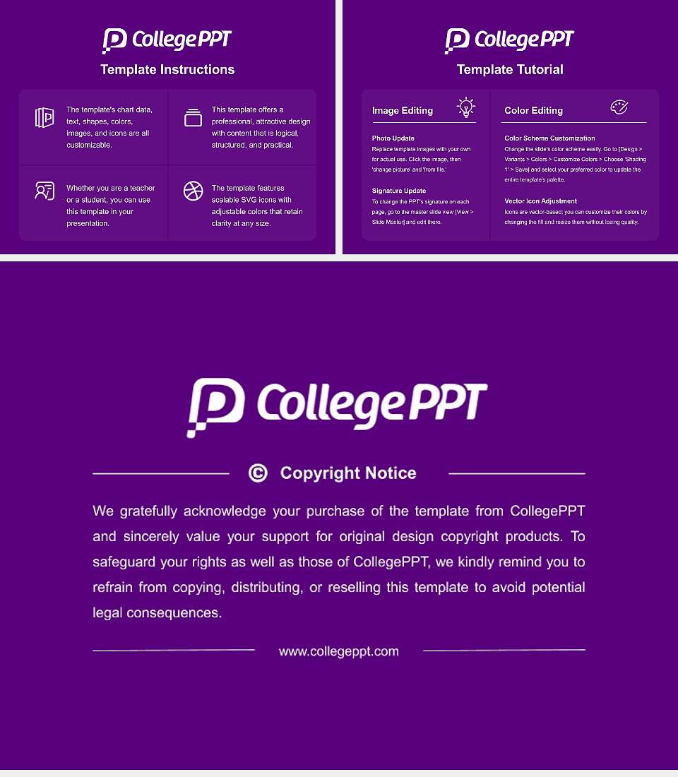 University of Justice Schwetzingen Course/Courseware Creation PPT Template4:3 ratio PPT effect preview image5