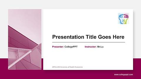 APOLLON University of Health Economics General PPT Template
