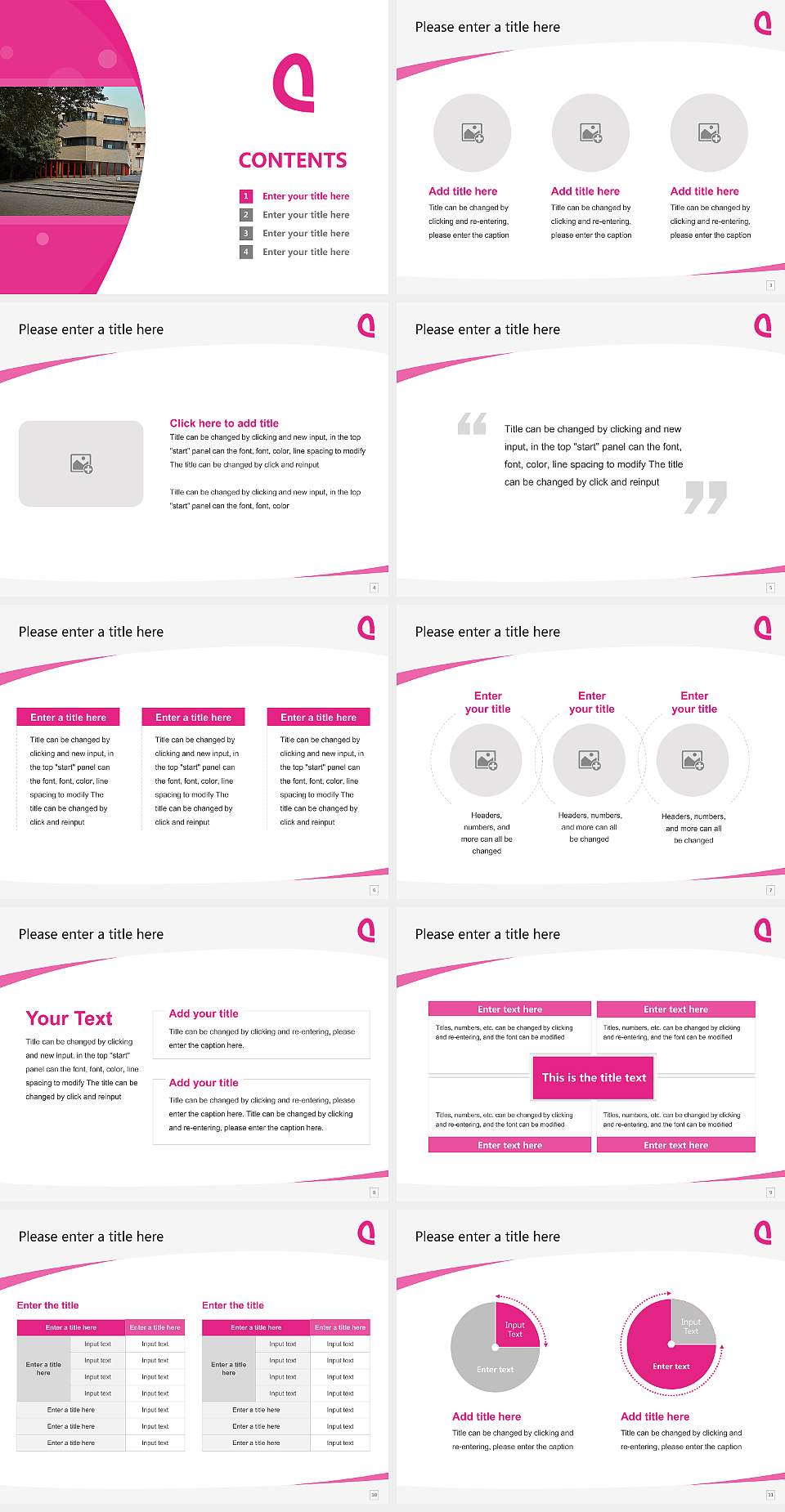 University of Music, Drama and Media Hanover Course/Courseware Creation PPT Template4:3 ratio PPT effect preview image2