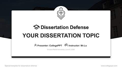 Vinzenz Pallotti University Graduation Thesis Defense PPT Template