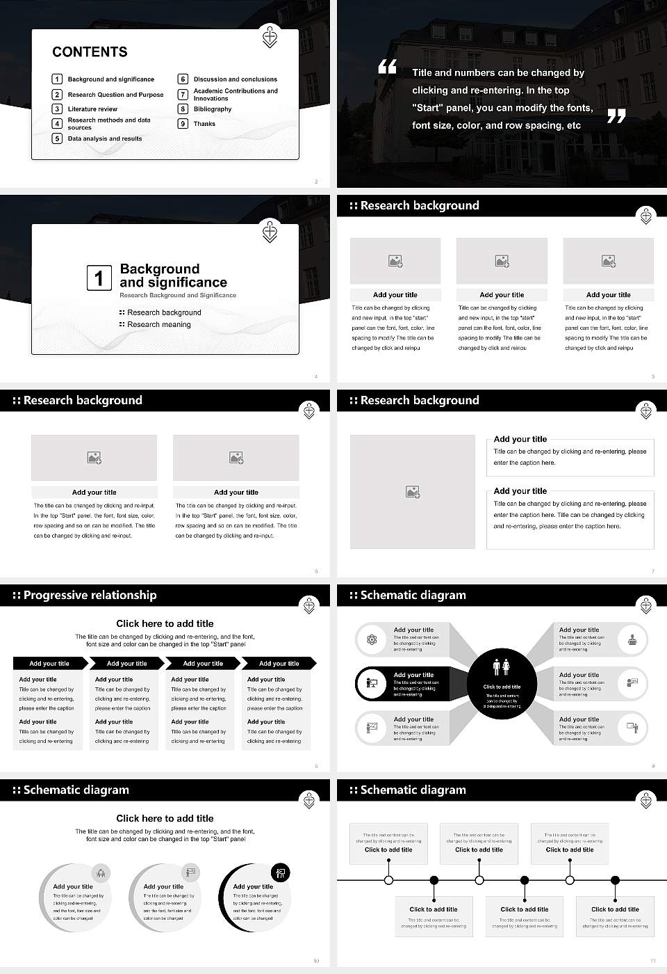 Vinzenz Pallotti University Graduation Thesis Defense PPT Template16:9 ratio PPT effect preview image2