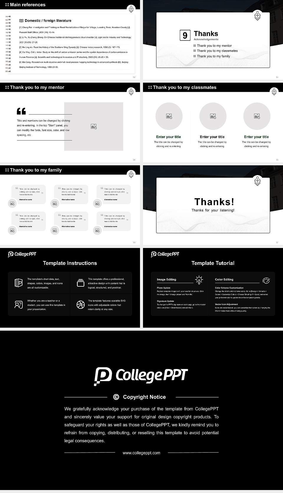 Vinzenz Pallotti University Graduation Thesis Defense PPT Template16:9 ratio PPT effect preview image7