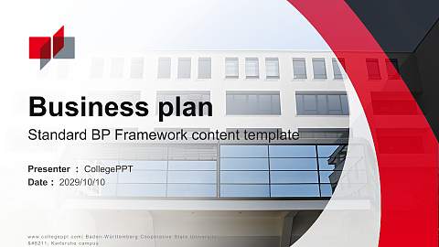 Baden-Württemberg Cooperative State University – Karlsruhe campus Competition/Entrepreneurship Contest PPT Template