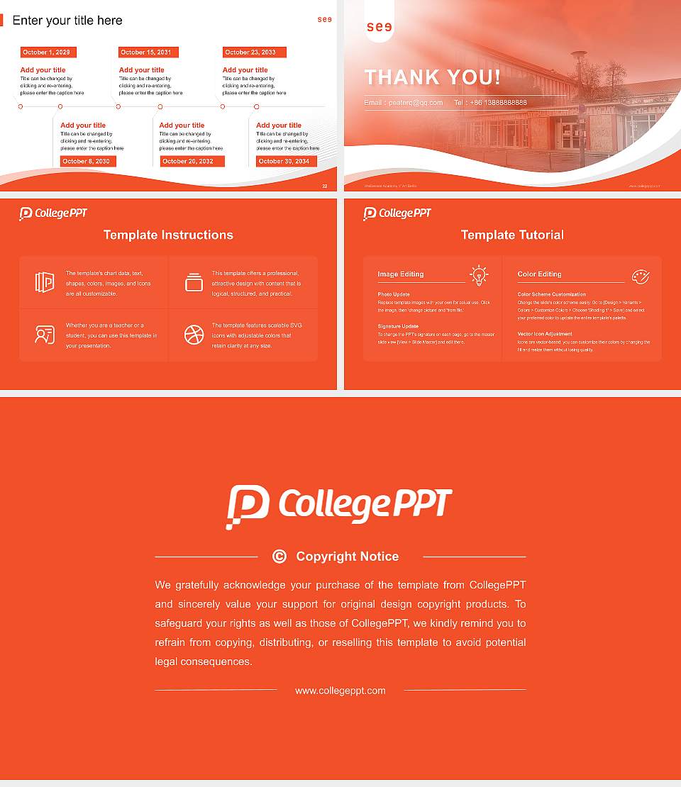 Weißensee Academy of Art Berlin Lecture Sharing and Networking Event PPT Template16:9 ratio PPT effect preview image4