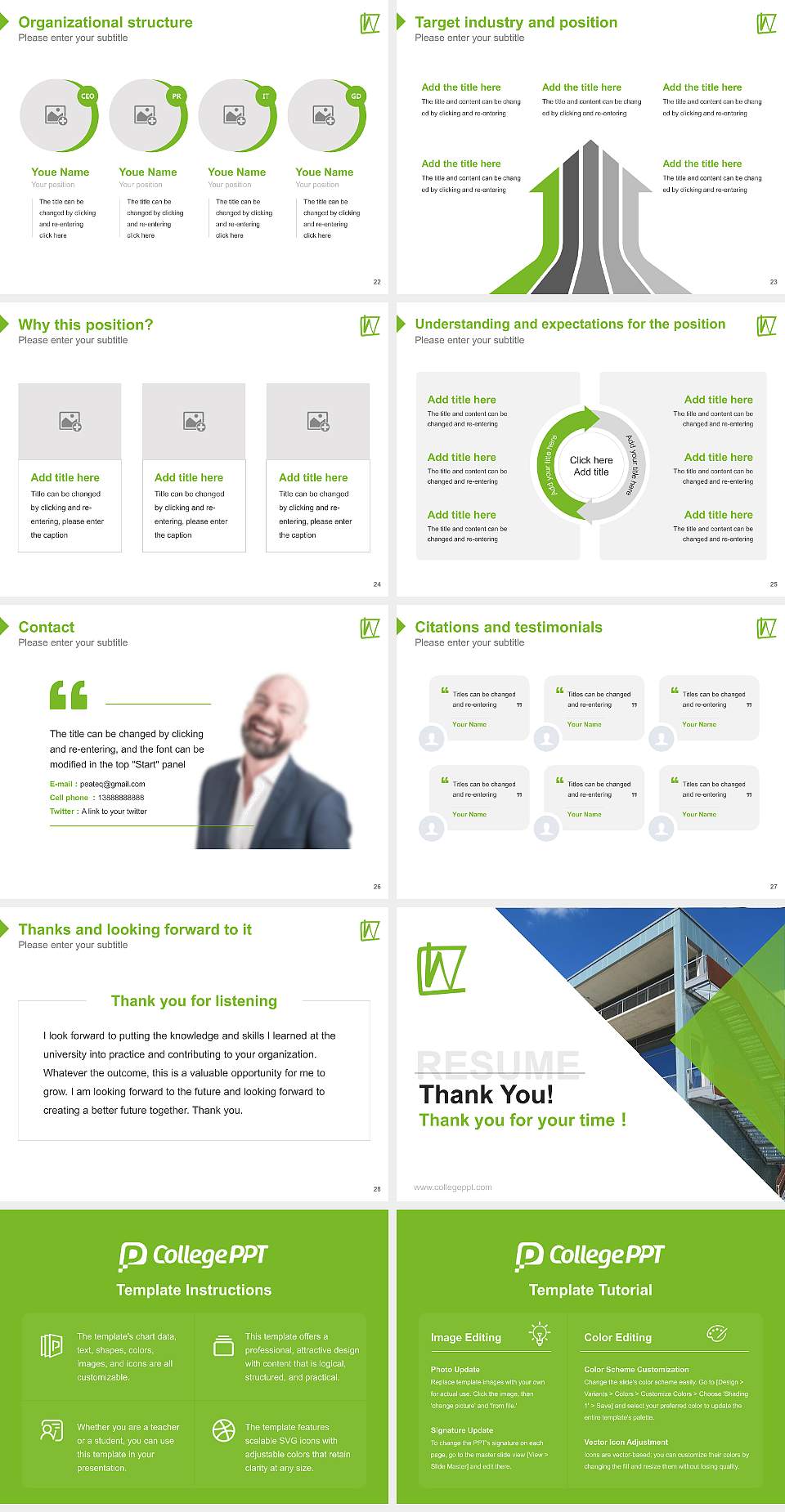 Weihenstephan-Triesdorf University of Applied Sciences Resume PPT Template4:3 ratio PPT effect preview image4