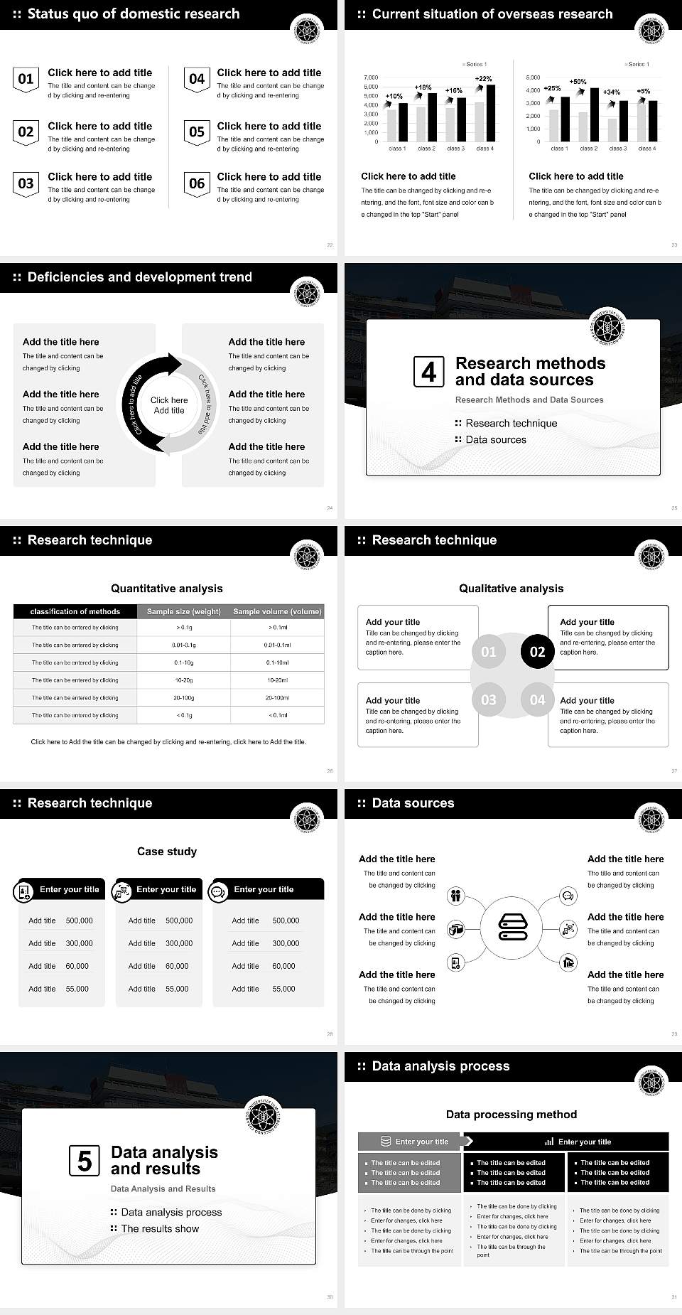 University of Ulm Graduation Thesis Defense PPT Template4:3 ratio PPT effect preview image4