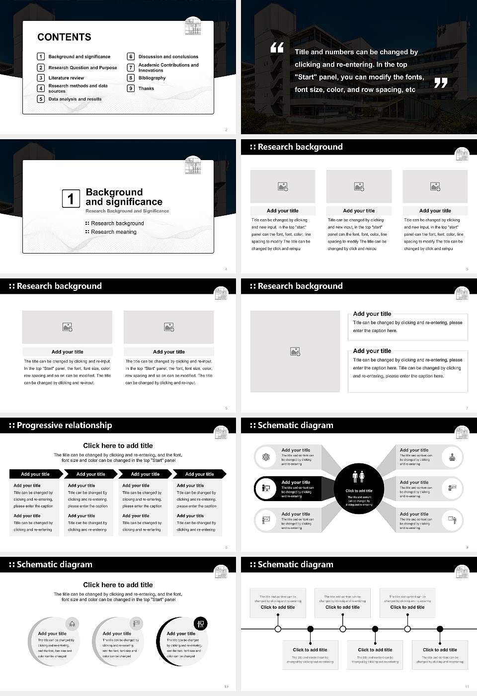 University of Konstanz Graduation Thesis Defense PPT Template16:9 ratio PPT effect preview image2