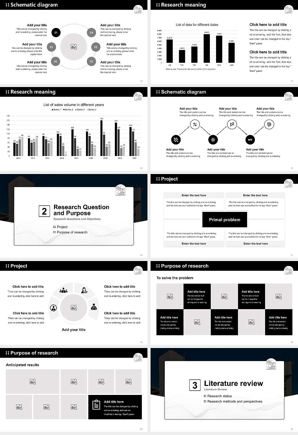 University of Konstanz Graduation Thesis Defense PPT Template16:9 ratio PPT effect preview image3