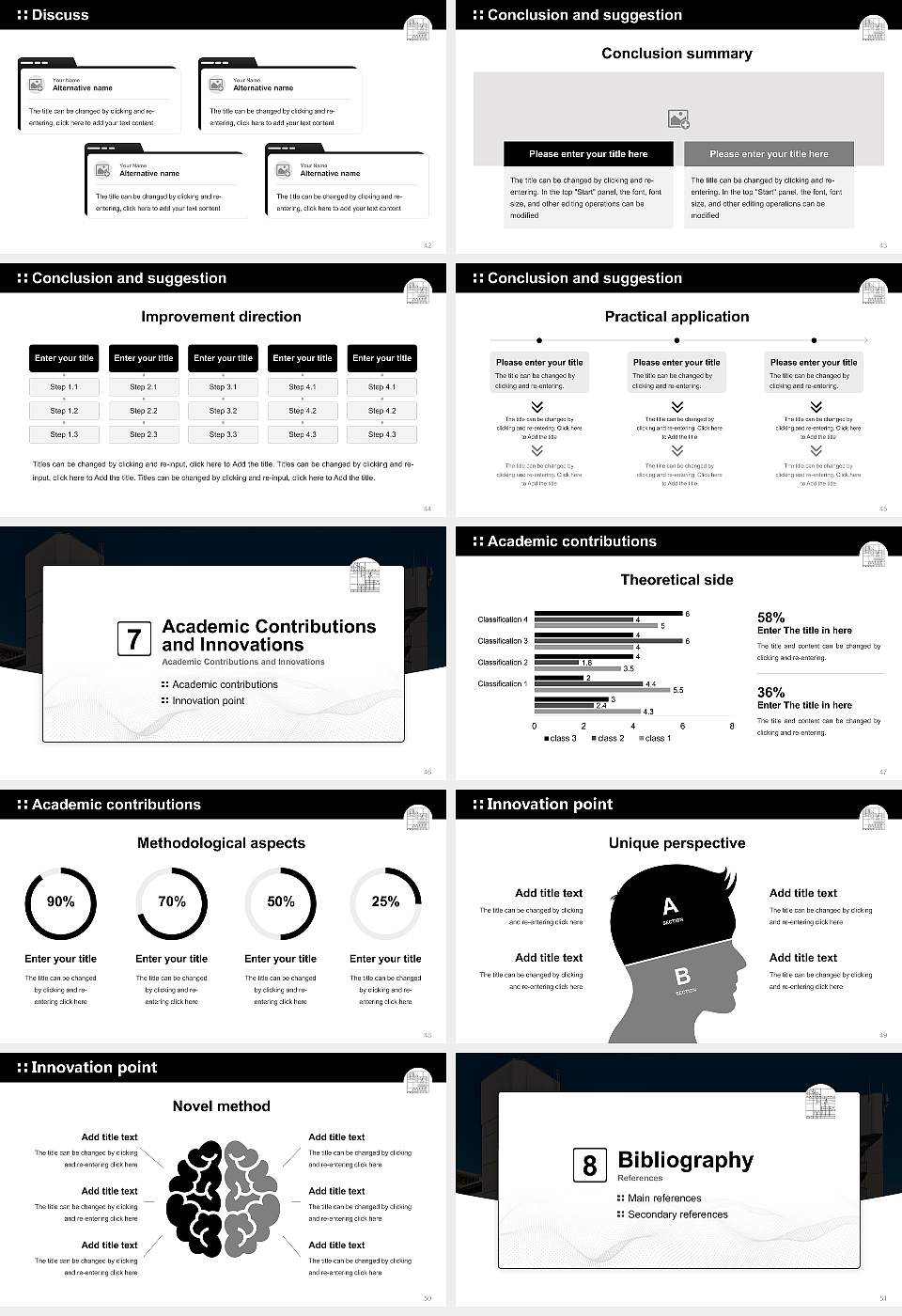 University of Konstanz Graduation Thesis Defense PPT Template16:9 ratio PPT effect preview image6