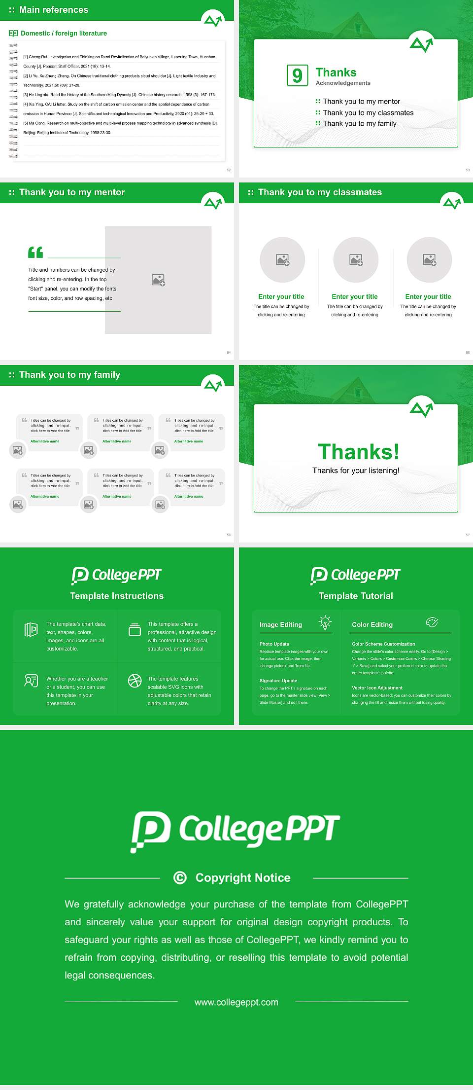 AKAD University Stuttgart – State Approved Graduation Thesis Defense PPT Template4:3 ratio PPT effect preview image7