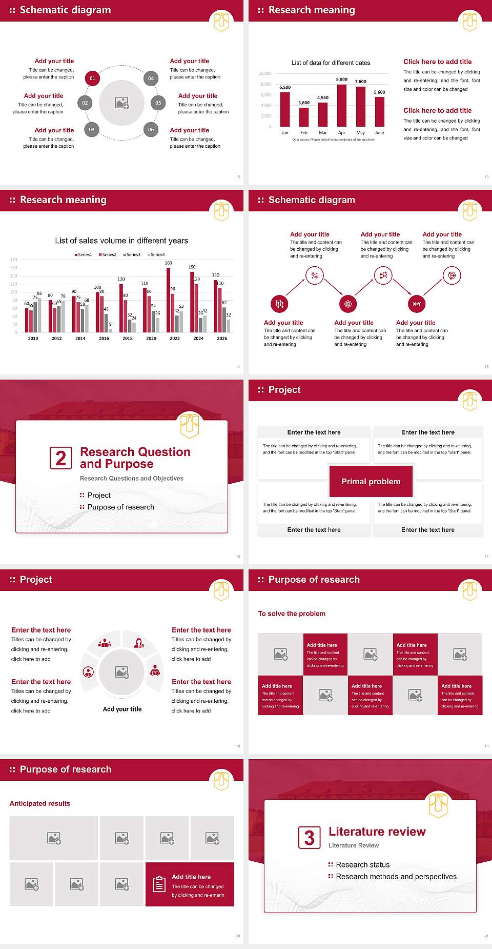 University of Osnabrück Graduation Thesis Defense PPT Template4:3 ratio PPT effect preview image3
