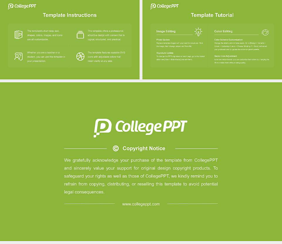 bbw University of Applied Sciences Course/Courseware Creation PPT Template16:9 ratio PPT effect preview image5