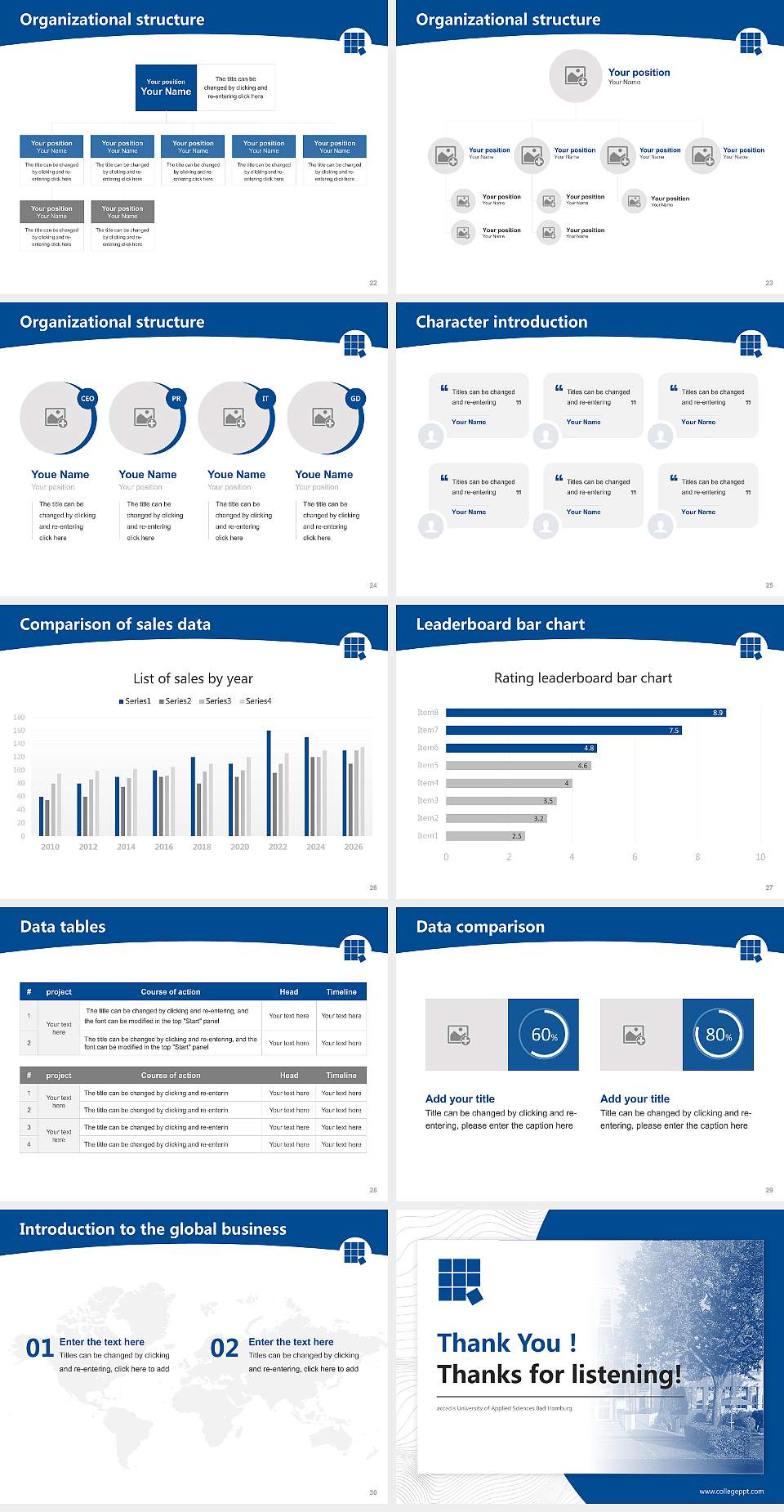 accadis University of Applied Sciences Bad Homburg Academic Presentation/Research Findings Report PPT Template4:3 ratio PPT effect preview image4