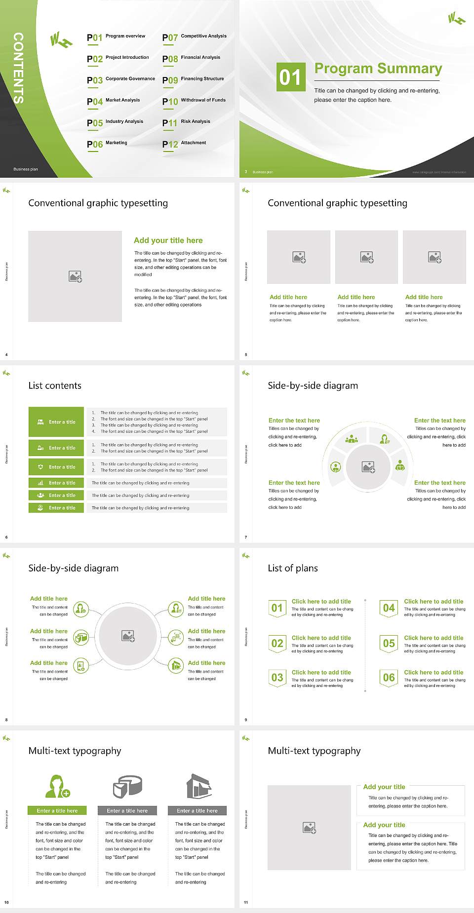 Westphalian University of Applied Sciences Competition/Entrepreneurship Contest PPT Template4:3 ratio PPT effect preview image2