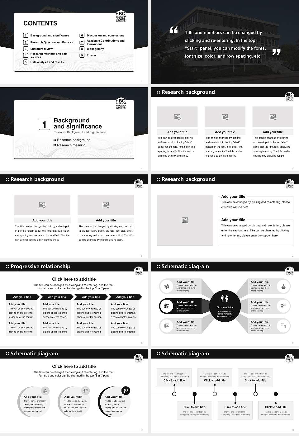 Biberach University of Applied Sciences Graduation Thesis Defense PPT Template16:9 ratio PPT effect preview image2