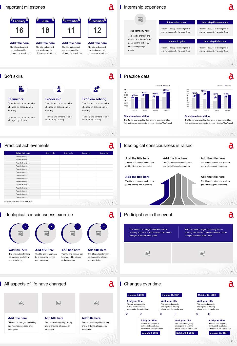 Anhalt University of Applied Sciences National Scholarship Defense PPT Template16:9 ratio PPT effect preview image3